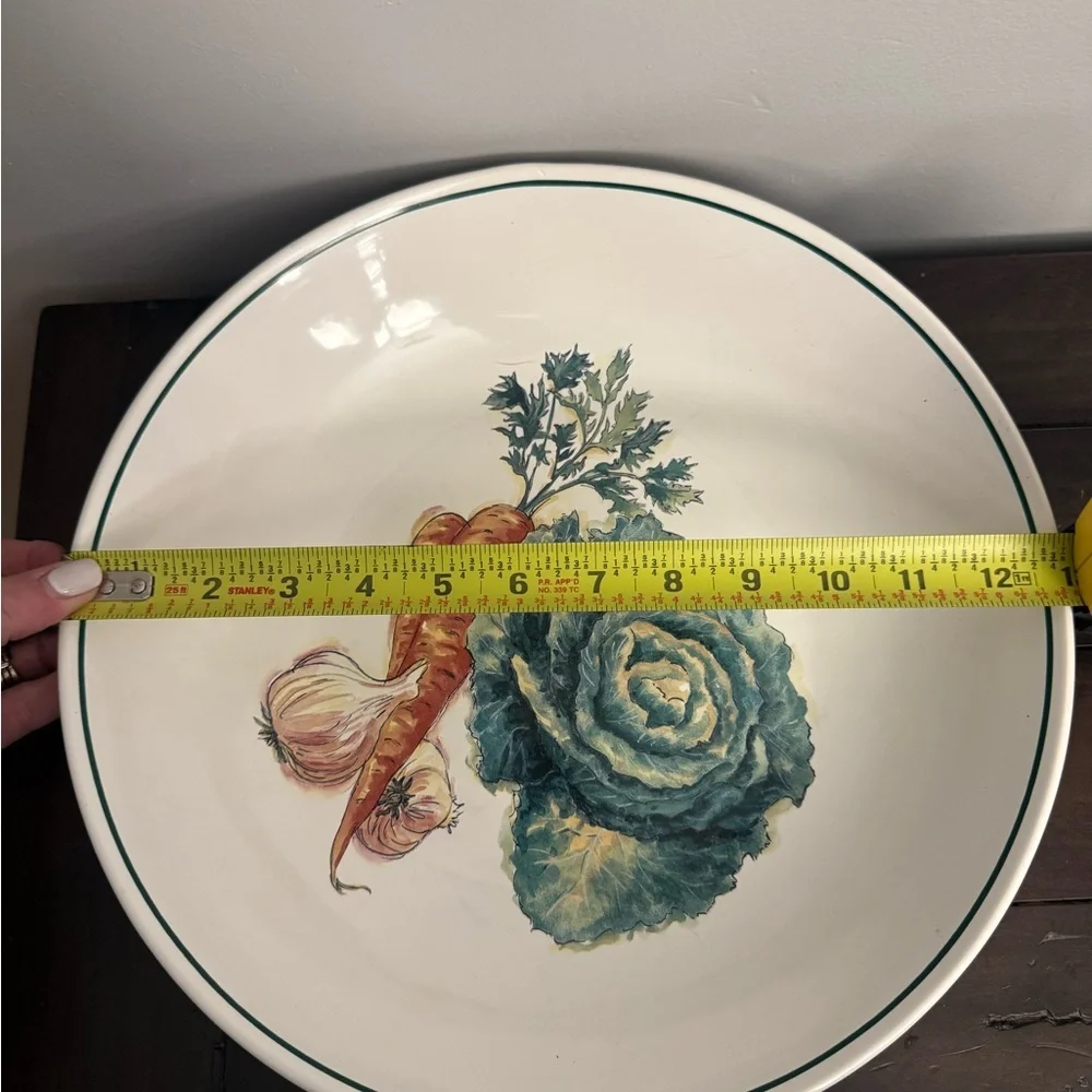 Vegetable Design Ceramic Bowl.